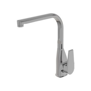 KE190 TEODORA Karışım KROM Kuğu Lavabo Bataryası