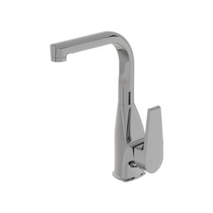 KL190 TEODORA Karışım KROM Kuğu LAVABO ARMATÜRÜ
