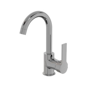 KL170 ELEGANCE Karışım KROM Kuğu LAVABO ARMATÜRÜ