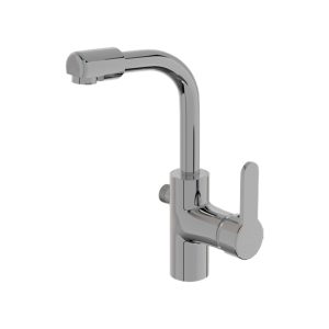 KL410 SAFİR Karışım KROM AKILLI Kuğu LAVABO ARMATÜRÜ