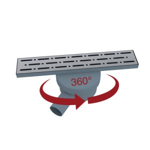 P-trap - 360 Döner Sifon Sulu ve Susuz Koku Önleyici Duş Süzgeci | APLD3G