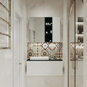 KRALIÇE 90 cm Banyo Dolabı
